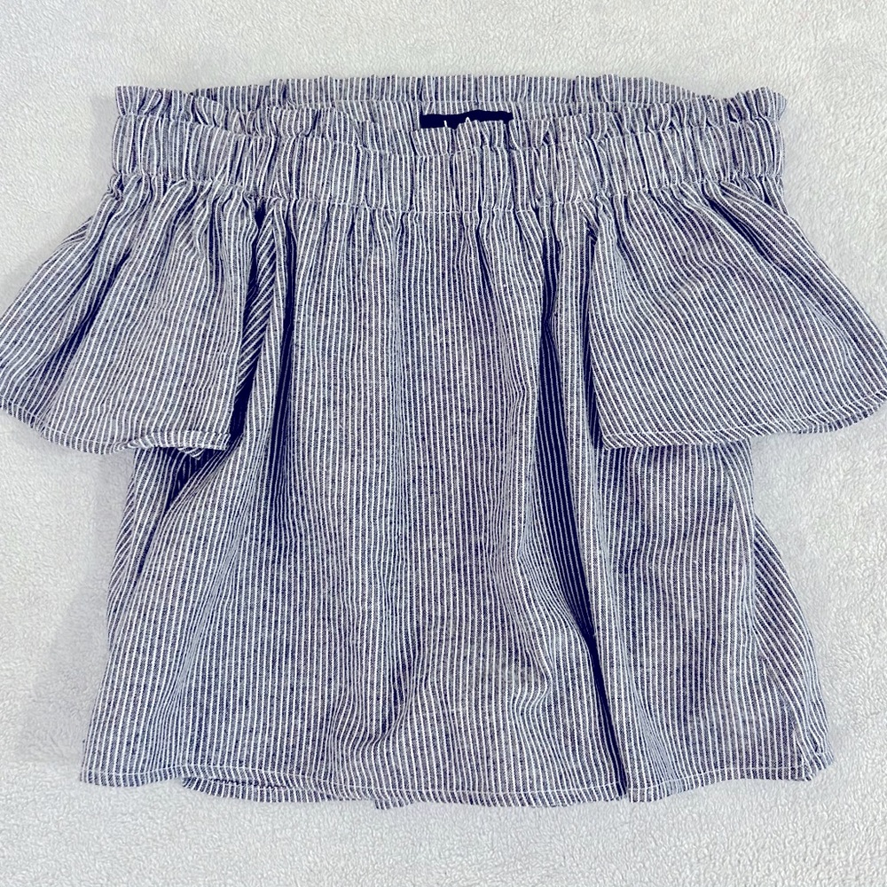 Lulus striped off the shoulder top.